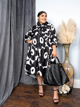 Black Flowers Dress