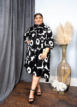 Black Flowers Dress