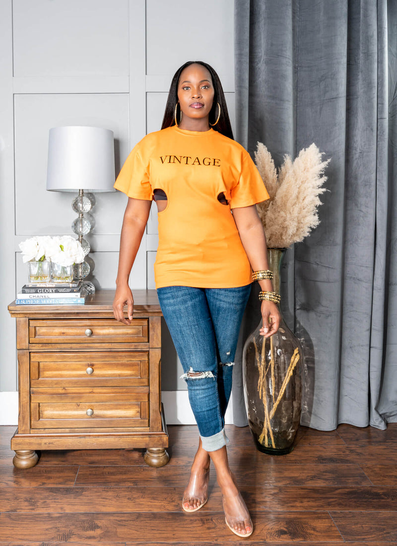 Vintage Top (Orange)